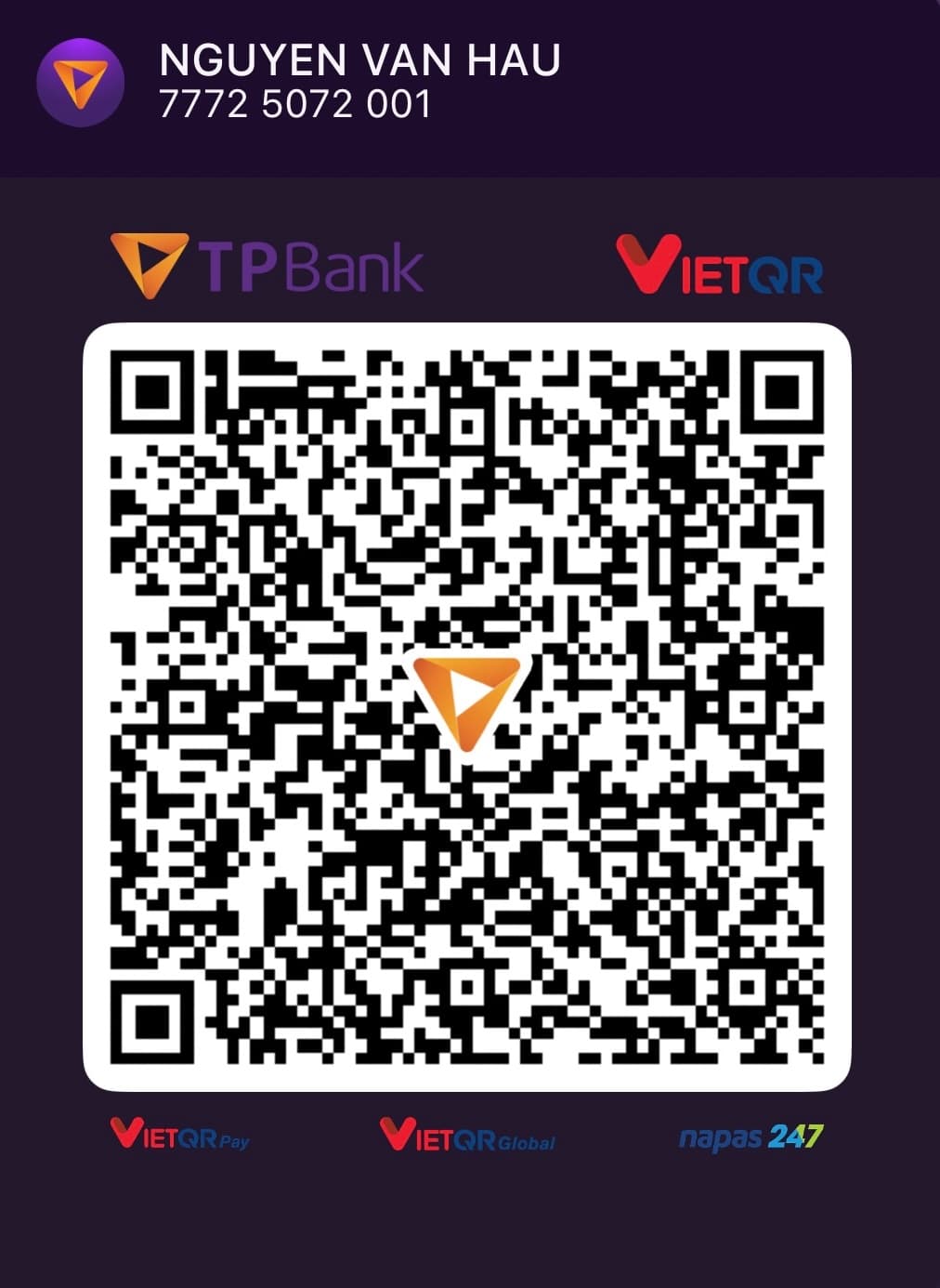 QR code for donating to support Quick Tools